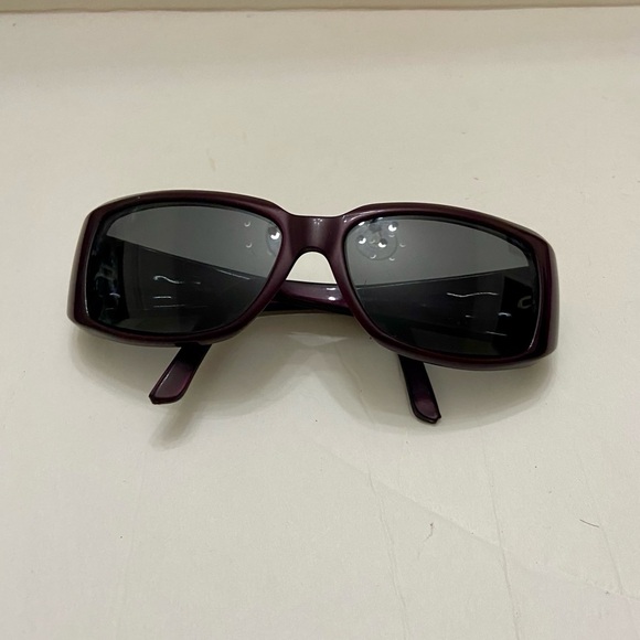 Valentino Garavani Burgundy Large Sunglasses with Case 5449S CZZ 56#16 130 - Picture 3 of 16